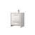 Lexora Lafarre 30 inch W x 20 in D White Bath Vanity Cabinet, Cultured Marble Top and Rose Gold Faucet Set - LVLF30SW304