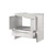 Lexora Lafarre 36 inch W x 20 in D White Bath Vanity Cabinet and White Quartz Top - LVLF36SW200