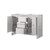 Lexora Lafarre 48 inch W x 20 in D White Double Sink Vanity Cabinet and Cultured Marble Top - LVLF48DW300