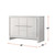 Lexora Lafarre 48 inch W x 20 in D White Double Sink Vanity Cabinet and Cultured Marble Top - LVLF48DW300