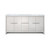 Lexora Lafarre 72 inch W x 20 in D White Double Sink Vanity Cabinet and Cultured Marble Top - LVLF72DW300