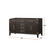 Lexora Laurel 60 inch W Brown Oak Double Sink Vanity Cabinet - LVL60DK000