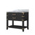 Lexora Norwalk 36 inch W Black Oak Vanity Cabinet and Carrara Marble Top - LVN36SJ100