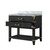 Lexora Norwalk 36 inch W Black Oak Vanity Cabinet and Carrara Marble Top - LVN36SJ100