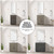 Lexora Abbey 36 inch W Brown Oak Vanity Cabinet Carrara Marble Countertop, 34 in Mirror and Faucet Set - LVA36SK111