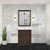 Lexora Dukes 30 in. W Espresso Vanity Cabinet and Cultured Marble Top - LVD30SG300