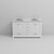 Lexora Dukes 60 in. W White Double Sink Vanity Cabinet, Cultured Marble Top, and Faucet Set - LVD60DA301