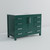Lexora Jacques 48 in. W Green Bath Vanity Cabinet and Cultured Marble Top - LVJ48SG300
