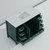 Lexora Jacques 48 in. W Green Bath Vanity Cabinet and Cultured Marble Top - LVJ48SG300
