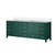 Lexora Jacques 84 in. W Green Double Sink Vanity Cabinet and Cultured Marble Top - LVJ84DG300