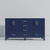 Lexora Jacques 60 in. W Navy Blue Double Sink Vanity Cabinet and Carrara Marble Top - LJ342260DEDS000