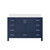 Lexora Jacques 48 in. W Navy Blue Bath Vanity Cabinet and Cultured Marble Top - LVJ48SE300