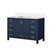 Lexora Jacques 48 in. W Navy Blue Bath Vanity Cabinet and Cultured Marble Top - LVJ48SE300