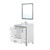 Lexora Jacques 60 in. W White Double Sink Vanity Cabinet, Cultured Marble Top, and Faucet Set - LVJ60DA301