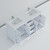 Lexora Jacques 60 in. W White Double Sink Vanity Cabinet, Cultured Marble Top, and Faucet Set - LVJ60DA301