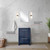 Lexora Lafarre 24 inch W x 20 in D Navy Blue Bath Vanity Cabinet, Cultured Marble Top, Brushed Nickel Faucet Set and 18 in Mirror - LVLF24SNB312 Lexora Lafarre 24 inch W x 20 in D Navy Blue Bath Vanity Cabinet, Cultured Marble Top, Brushed Nickel Faucet Set and 18 in Mirror - LVLF24SNB312