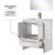 Lexora Lafarre 30 inch W x 20 in D White Vanity Cabinet, Cultured Marble Top, Gun Metal Faucet Set and 28 in Mirror - LVLF30SW313