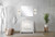 Lexora Lafarre 36 inch W x 20 in D White Bath Vanity Cabinet, Cultured Marble Top, Rose Gold Faucet Set and 28 in Mirror - LVLF36SW314