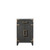 Lexora Laurel 20 inch W x 18 in D Black Oak Vanity Cabinet and Acrylic Top - LVL20SJ500