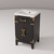 Lexora Laurel 20 inch W x 18 in D Black Oak Vanity Cabinet and Acrylic Top - LVL20SJ500