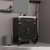 Lexora Laurel 24 inch W x 18 in D Black Oak Vanity Cabinet and Acrylic Top - LVL24SJ500