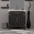 Lexora Laurel 30 inch W Black Oak Vanity Cabinet Carrara Marble Countertop, 28 in Mirror and Faucet Set - LVL30SJ111