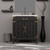 Lexora Laurel 30 inch W Black Oak Vanity Cabinet White Quartz Countertop, 28 in Mirror and Faucet Set - LVL30SJ211