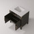 Lexora Laurel 30 inch W Black Oak Vanity Cabinet and Cultured Marble Top - LVL30SJ300