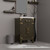 Lexora Laurel 20 inch W x 18 in D Brown Oak Vanity Cabinet, Acrylic Top, and Faucet Set - LVL20SK501