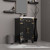 Lexora Laurel 20 inch W x 18 in D Brown Oak Vanity Cabinet Acrylic Countertop and 18 in Mirror - LVL20SK510