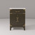 Lexora Laurel 24 inch W x 18 in D Brown Oak Vanity Cabinet and Acrylic Top - LVL24SK500