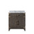 Lexora Laurel 30 inch W Brown Oak Vanity Cabinet and Carrara Marble Top - LVL30SK100