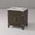 Lexora Laurel 30 inch W Brown Oak Vanity Cabinet and Carrara Marble Top - LVL30SK100