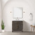 Lexora Laurel 30 inch W Brown Oak Vanity Cabinet and White Quartz Top - LVL30SK200