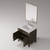 Lexora Laurel 30 inch W Brown Oak Vanity Cabinet White Quartz Countertop, 28 in Mirror and Faucet Set - LVL30SK211