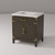 Lexora Laurel 30 inch W Brown Oak Vanity Cabinet and Cultured Marble Top - LVL30SK300