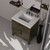 Lexora Laurel 30 inch W Brown Oak Vanity Cabinet, Cultured Marble Top, and Faucet Set - LVL30SK301