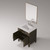 Lexora Laurel 30 inch W Brown Oak Vanity Cabinet Cultured Marble Countertop, 28 in Mirror and Faucet Set - LVL30SK311