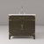 Lexora Laurel 36 inch W Brown Oak Vanity Cabinet, Carrara Marble Top, and Faucet Set - LVL36SK101
