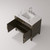 Lexora Laurel 36 inch W Brown Oak Vanity Cabinet, Carrara Marble Top, and Faucet Set - LVL36SK101