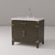 Lexora Laurel 36 inch W Brown Oak Vanity Cabinet, Cultured Marble Top, and Faucet Set - LVL36SK301