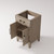 Lexora Laurel 20 inch W x 18 in D Grey Oak Vanity Cabinet - LVL20SR000