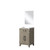 Lexora Laurel 20 inch W x 18 in D Grey Oak Vanity Cabinet Acrylic Countertop and 18 in Mirror - LVL20SR510