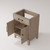 Lexora Laurel 24 inch W x 18 in D Grey Oak Vanity Cabinet - LVL24SR000