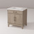 Lexora Laurel 30 inch W Grey Oak Vanity Cabinet and Carrara Marble Top - LVL30SR100