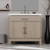 Lexora Laurel 36 inch W Grey Oak Vanity Cabinet and Carrara Marble Top - LVL36SR100