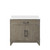 Lexora Laurel 36 inch W Grey Oak Vanity Cabinet and White Quartz Top - LVL36SR200
