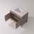 Lexora Laurel 36 inch W Grey Oak Vanity Cabinet and White Quartz Top - LVL36SR200