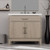 Lexora Laurel 36 inch W Grey Oak Vanity Cabinet, Cultured Marble Top, and Faucet Set - LVL36SR301