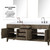Lexora Laurel 84 inch W Grey Oak Double Sink Vanity Cabinet, Cultured Marble Top, and Faucet Set - LVL84DR301